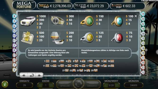 Mega Fortune Spielen Online - Beste Casinos Mit Freispiele 2021